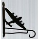 image 2 of Swallow Feature Bracket - Steel - Black