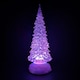 image 4 of 27cm Snowtime Christmas Water Spinner Colour Changing Glitter Christmas Tree  Dual Powered
