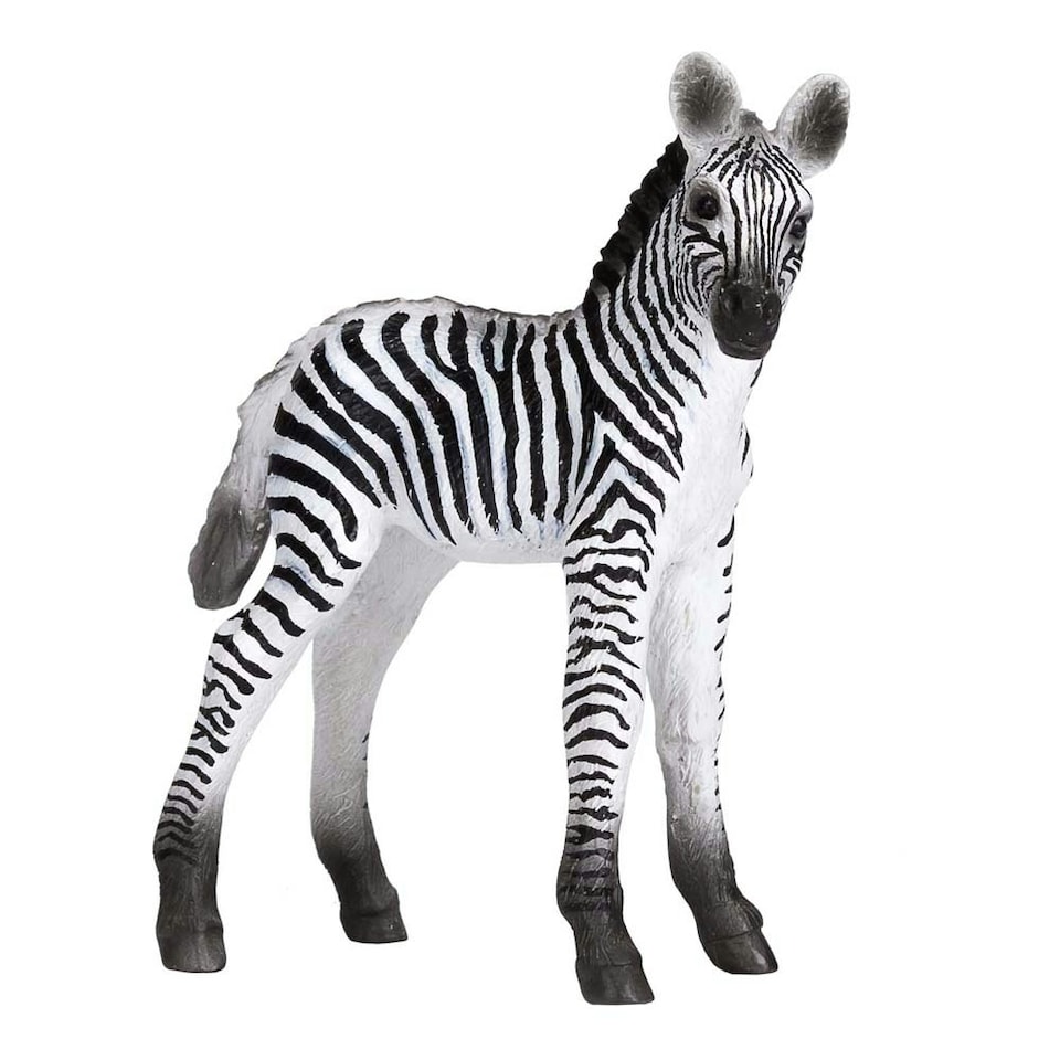 image 1 of MOJO Wildlife & Woodland Zebra Mare Toy Figure, Black/White (387393)
