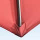 image 8 of Outsunny 3 x 3m Cantilever Parasol with Cross Base, Garden Umbrella with 360 Rotation, Crank Handle and Tilt for Outdoor, Patio, Wine Red