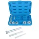 image 3 of Bush Bearing Race Seal Driver Kit For Bushings Wheel Bearings Metric Sizes 17pc