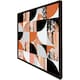 image 3 of Geometric circles in autumn colours (Picture Frame) Grey | XL