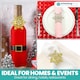 image 9 of 1pc Snowflake Napkin Rings, Napkin Holder with Diamante Rhinestone