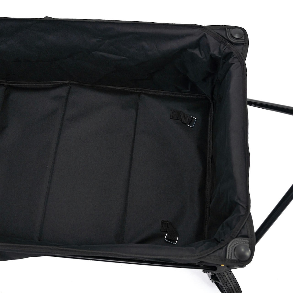image 1 of GardenTek Folding Garden Buggy Trolley / Cart / Wagon Wheeled 120kg Load 135L Capacity | GTW220