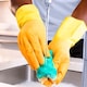 image 8 of Marigold Extra Life Kitchen Gloves Medium Pack of 6 Durable Protective for Cleaning & Dishwashing Tasks | Yellow