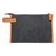image 2 of Vinga Bosler Canvas Recycled Toiletry Bag - Black - One Size | Black