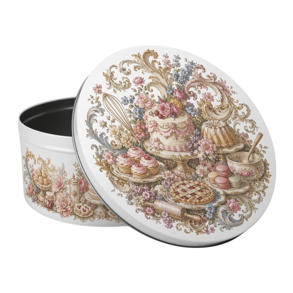 image 1 of Rococo Bakes Round Cake Tin Set