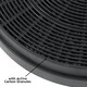image 8 of SPARES2GO CHF210 S1 Type Charcoal Carbon Air Filters compatible with Baumatic Cooker Hood Extractor Vent (Pack of 2)