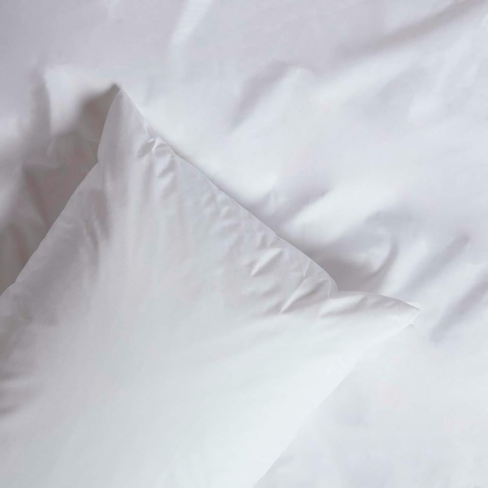 image 1 of Homescapes Waterproof Pillow Protectors Standard Size - Pack of 4 | White | Standard