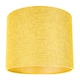 image 1 of Contemporary and Sleek Yellow Plain Linen Fabric Drum Lamp Shade 60w Maximum | Yellow