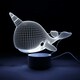 image 1 of Narwhal 3D Lamp Multi