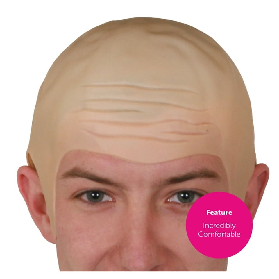 image 1 of Bald Cap - Skin Colour | Cream | 24