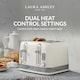 image 8 of Laura Ashley Kettle & Toaster Set Stainless Steel Bundle by VQ