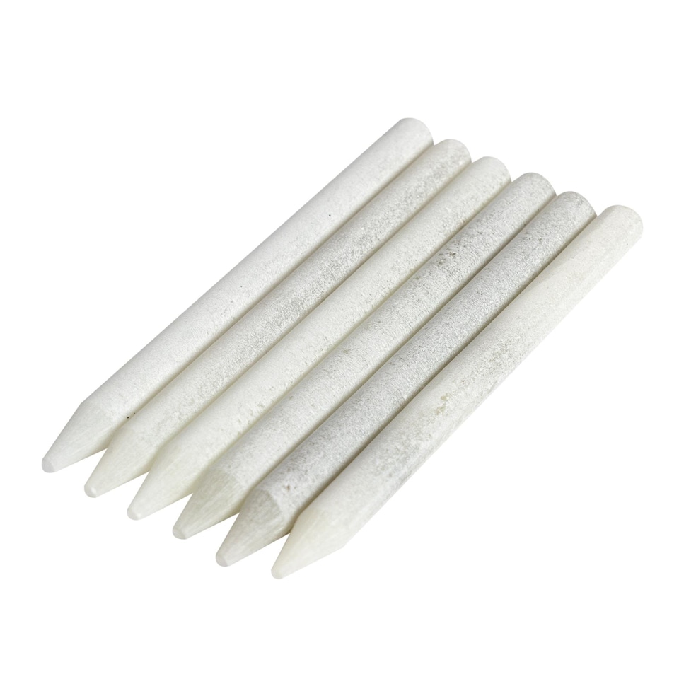 image 1 of Argon Tableware Slate Cheese Markers with White Chalk Pencils - 7 x 2.5cm