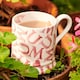 image 2 of Mug: 1 x 300ml Emma Bridgewater M.U.M Pink Half Pint Mug, Ceramic | White | 1