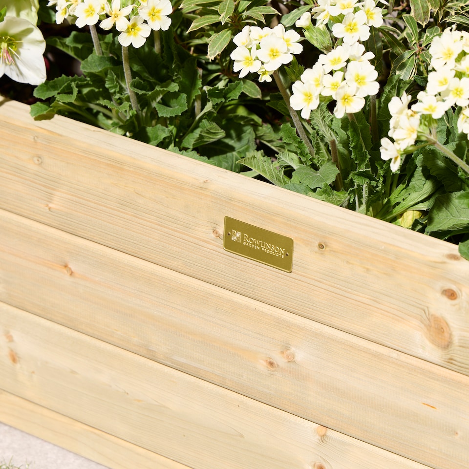 image 1 of Rowlinson Marberry Rectangular Planter 1m
