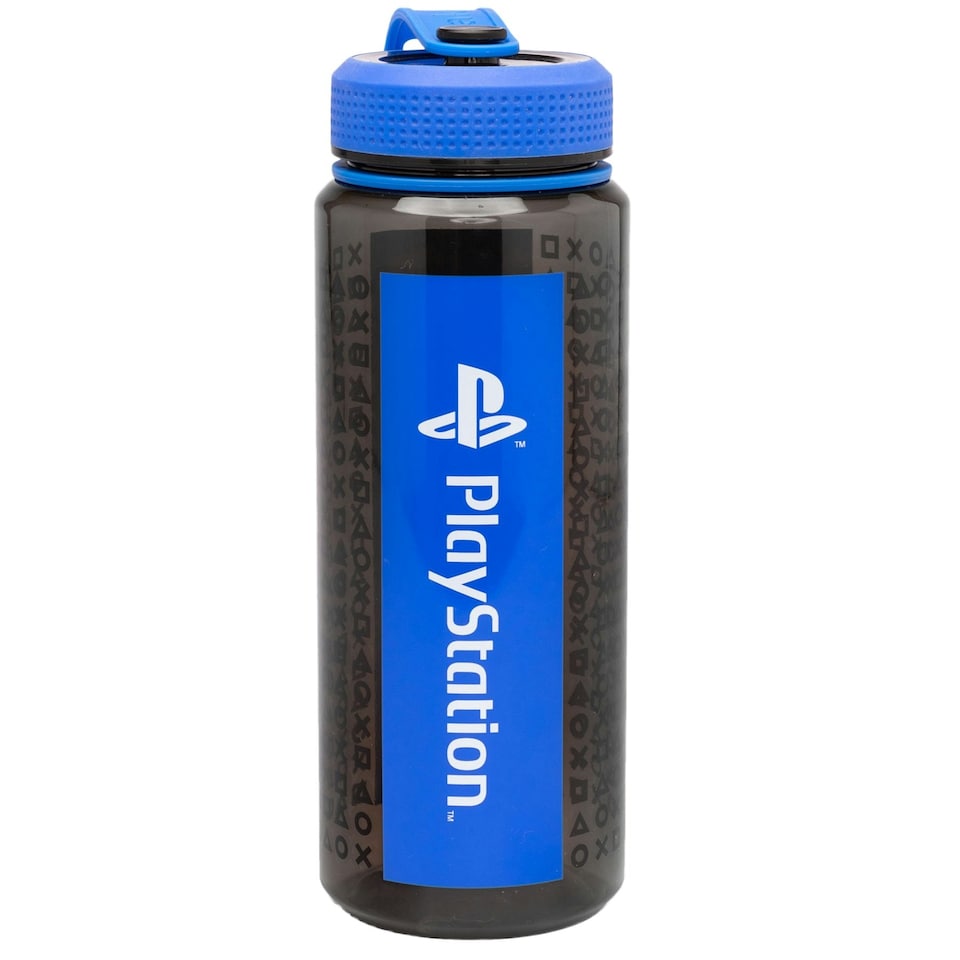 image 1 of Playstation Logo Water Bottle - Black - One Size