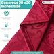image 2 of 100% Polyester Christmas Napkins Cloth Table Napkins - 20 Inch