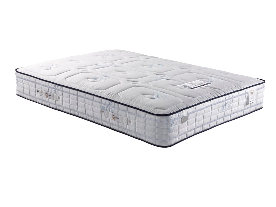 image 1 of Sareer Pocketo 2000 Pocket Sprung Latex Mattress 4FT | White | Small Double