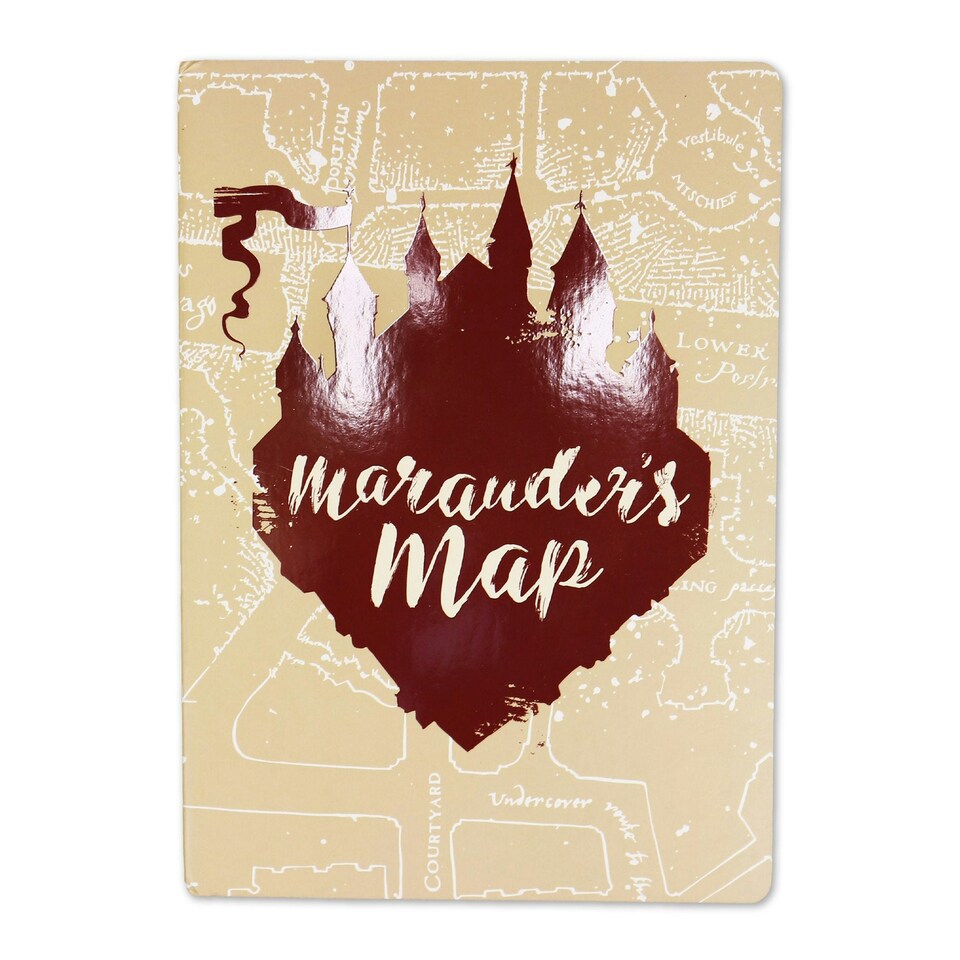 image 1 of Harry Potter Marauders Map A5 Flex 288 Page Notebook