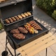 image 5 of BBQ Master XL Barrel Charcoal BBQ Grill Smoker Black with Shelf