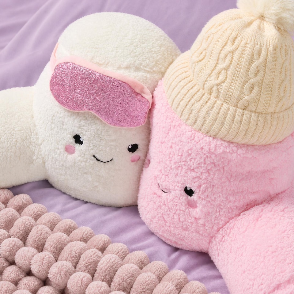 image 1 of OHS Cotton & Candy The Winter Marshmallow Cuddle Cushion Kids Novelty Reading Pillow