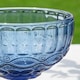 image 4 of Set of 2 Vintage Blue Glass Trifle Bowl and Dessert Bowls Wedding Decorations Ideas 300ml | Blue | Blue | Medium | 2