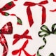 image 4 of Furn Festive Bows Printed Fleece Throw | Red | Berry/Pine | 1