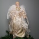 image 7 of 30cm Premier Christmas Tree Topper Angel Decoration with Feather Wings in Gold