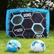 image 8 of PrecisionPLAY Force Football - 3 - Fluo Blue/White/Black - PrecisionPLAY - PPF000103 Blue
