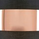 image 2 of ValueLights Modern Black And Copper Cylinder Ceiling Pendant Light Shade
