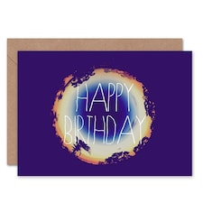 Little Planet Tropical Birthday Card