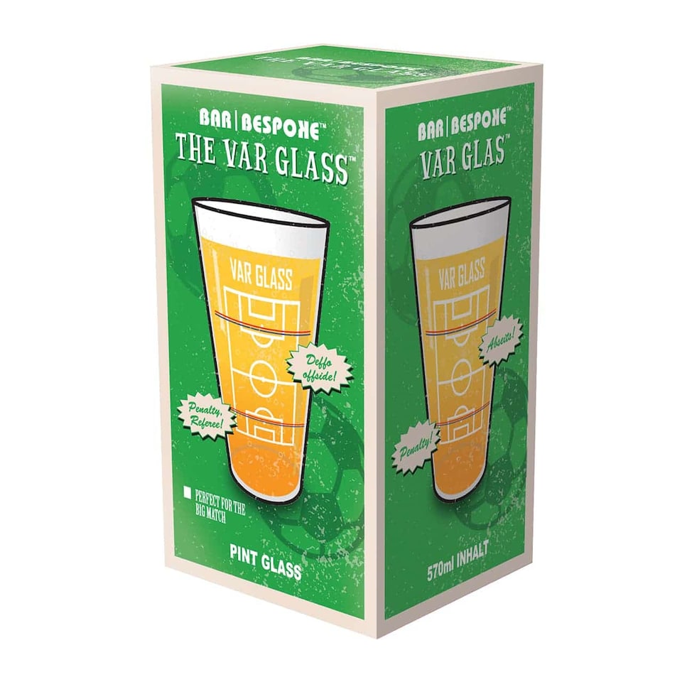 image 1 of VAR Beer Glass Drinking Game - The Ultimate Beer Glass Drinking Game: Test Your Skills and Embrace the Chaos of VAR! | Red | 1