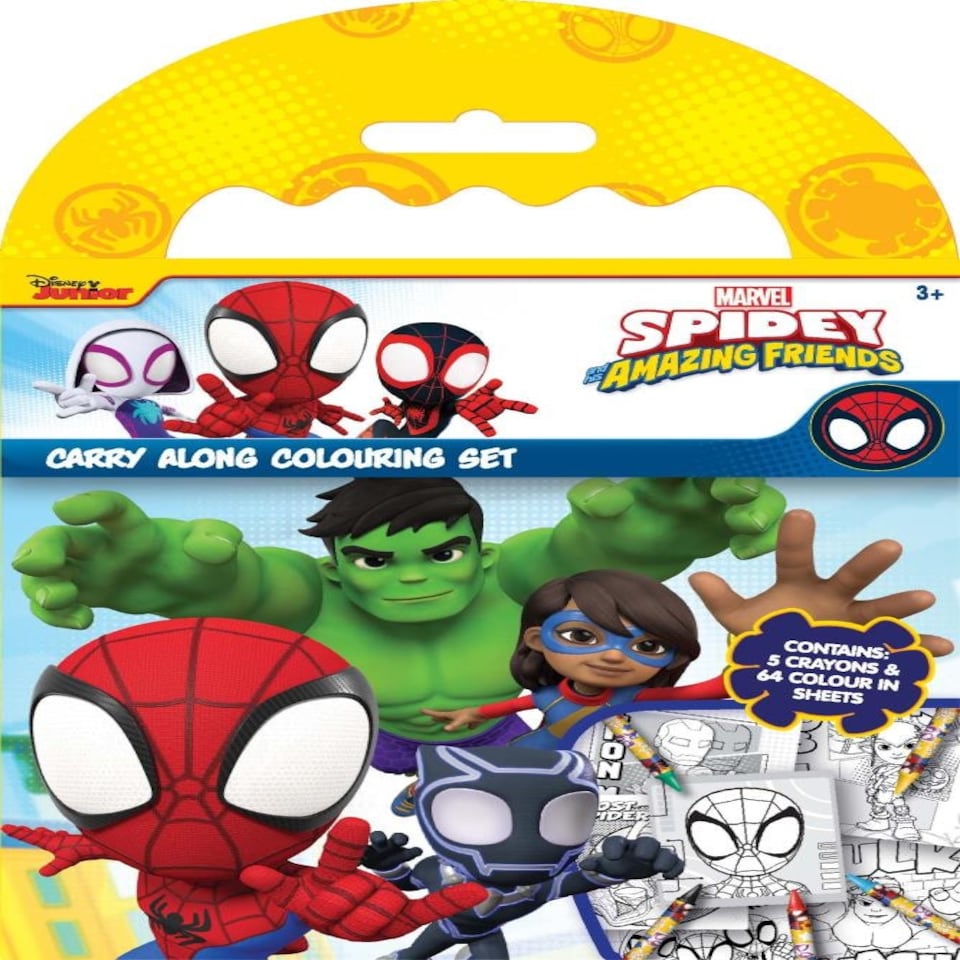 image 1 of Spidey & Amazing Friends Colouring Play Pack | Multi