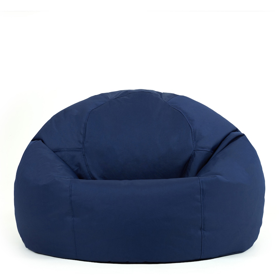 image 1 of Adult Classic Beanbag Outdoor Waterproof Bean bags Ready Filled - Navy Blue | Blue | Navy Blue | 1