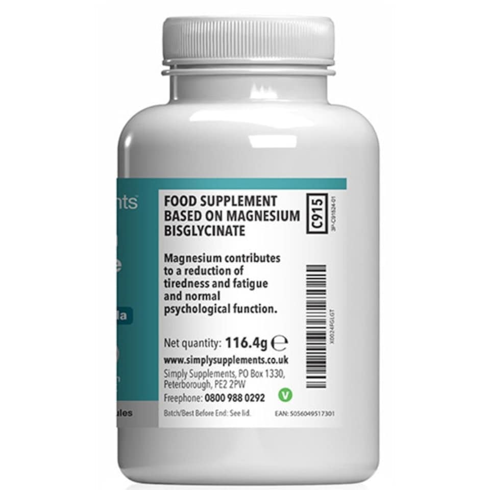 image 1 of Magnesium Bisglycinate 1500mg - 120 Capsules