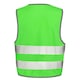 image 2 of SAFE-GUARD by Result Childrens/Kids Core Enhanced Hi-Vis Vest - Lime Green - 10-12 Years