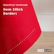 image 4 of Homescapes Red Tablecloth - 178 x 300 cm Red