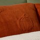 image 3 of OHS Pumpkin Tufted Soft Cosy Plush Winter Warm Teddy Fleece Duvet Cover and Pillowcase Bedding Set Orange | Burnt Orange | Double