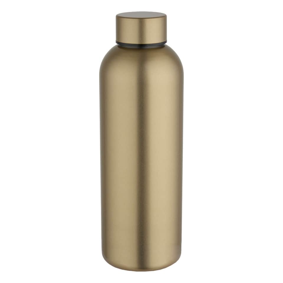 image 1 of Floso Spring Stainless Steel Single Wall 750ml Water Bottle | Gold | Gold | 1
