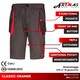 image 6 of Classic Red Work Shorts Durable Poly Cotton Canvas Triple Stitching Multi Pockets CE Certified 30 32 Inch 48 EU