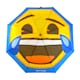 image 1 of Emoji Laughing Face Auto 3 Fold Compact Umbrella