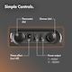 image 5 of VonHaus Electric Stove Heater 1800W Black