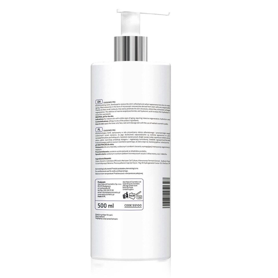 image 1 of Apis Professional Exosomes Pro Biostimulating Toner With Plant Exosomes & Marine Exopolysaccharides 500ml