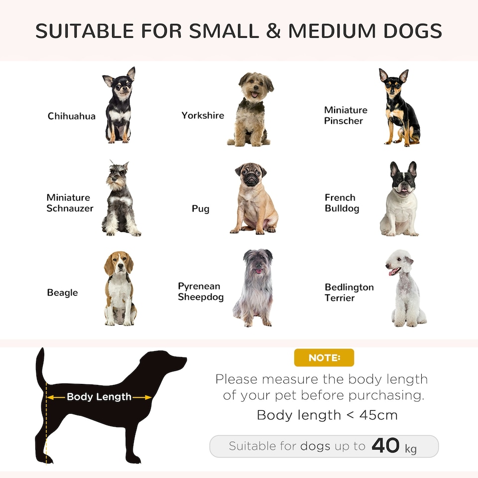 image 1 of PawHut Elevated Dog Sofa Bed with Cushion for Medium and Small Dogs, Grey