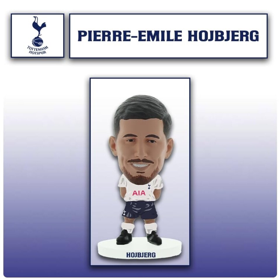 Soccerstarz - Spurs Pierre-Emile Hojbjerg - Home Kit (Classic) (White Base) /Figures - Creative Toys Company
