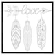 image 2 of Bohemian arrow (Picture Frame) Grey | M