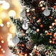 image 10 of 30mm/12Pcs Christmas Baubles Shatterproof Silver,Tree Decorations