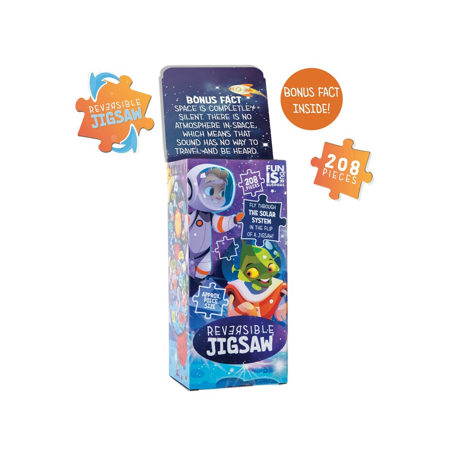 image 1 of Children's Reversible Jigsaws - Outer Space