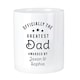 image 1 of Personalised Officially The Greatest Ceramic Storage Pot White